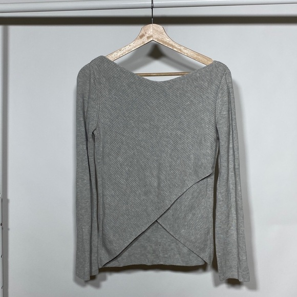 ARITZIA Babaton Kitano Wool Blend Grey Sweater sz S - Picture 7 of 9